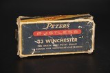 Peters .33 Winchester 200 Gr. SP - 16 Mixed Rounds - 6 of 6