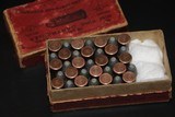 Peters. .38 L RF Black Powder Box - Partial 35 Rounds - 3 of 4