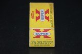 Western Super-X 25-20 Winchester 60 Gr. OPE (HV) - Partial 48 Rounds - 3 of 5