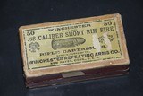 Winchester .38 Rimfire Short - 50 Rounds - 1 of 6