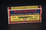Winchster Super Speed .219 Win Zipper 56 Gr HP - 20 Rds - 1 of 6