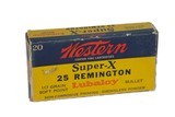 Western Super-X .25 Remington 117 Gr. SP - 20 Rounds