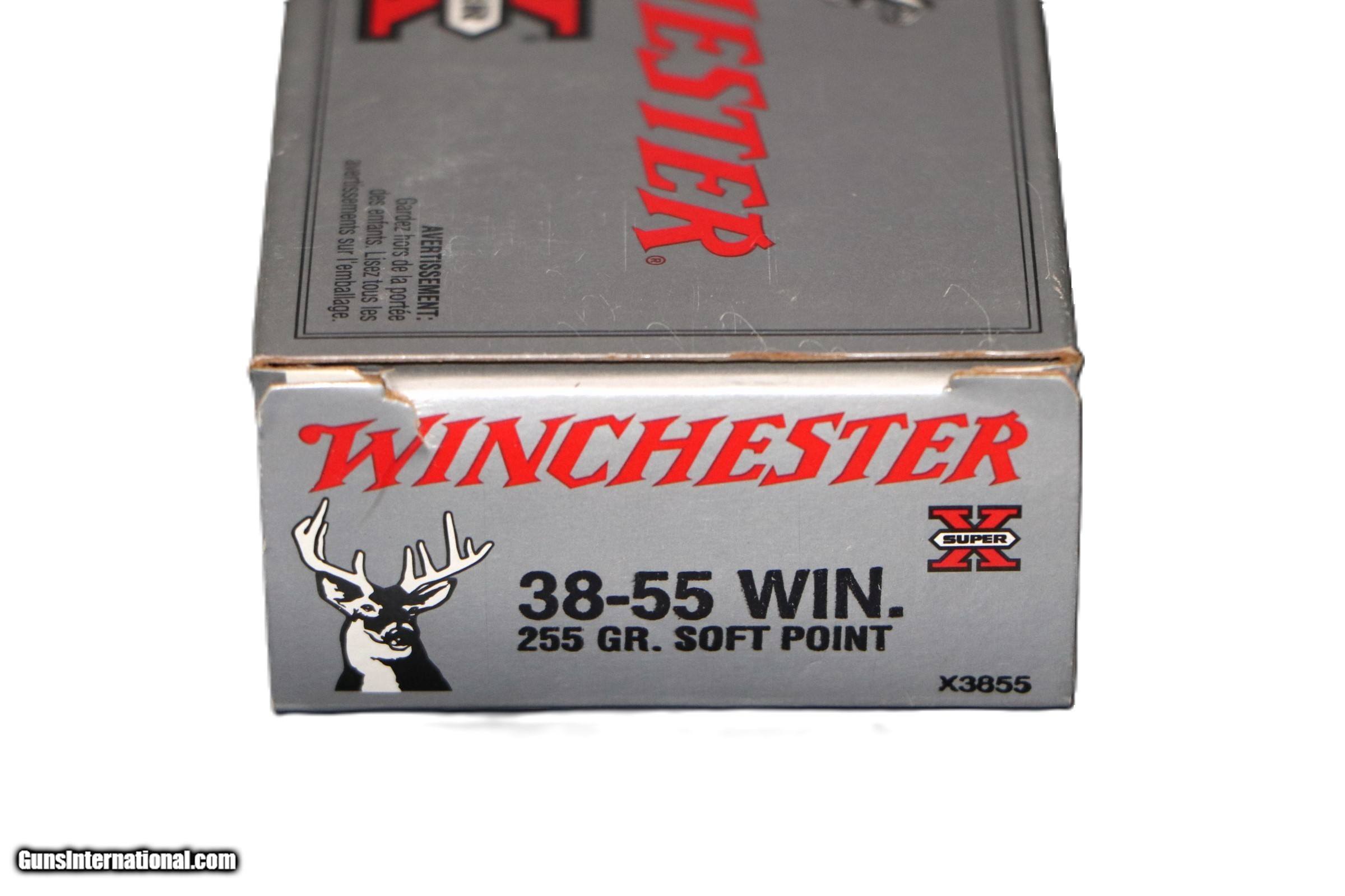 Winchester 38-55 Win 255 Gr. SP - 20 Rounds