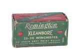 Remington Kleanbore 25-20 Win 86 Gr SP - 50 Rds - 1 of 3