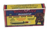 Winchester .300 Savage 180 Gr. Silvertip - 20 Rounds - 1 of 7