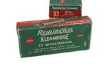 Remington Kleanbore .33 Winchester 200 Gr. SP - 20 Rounds