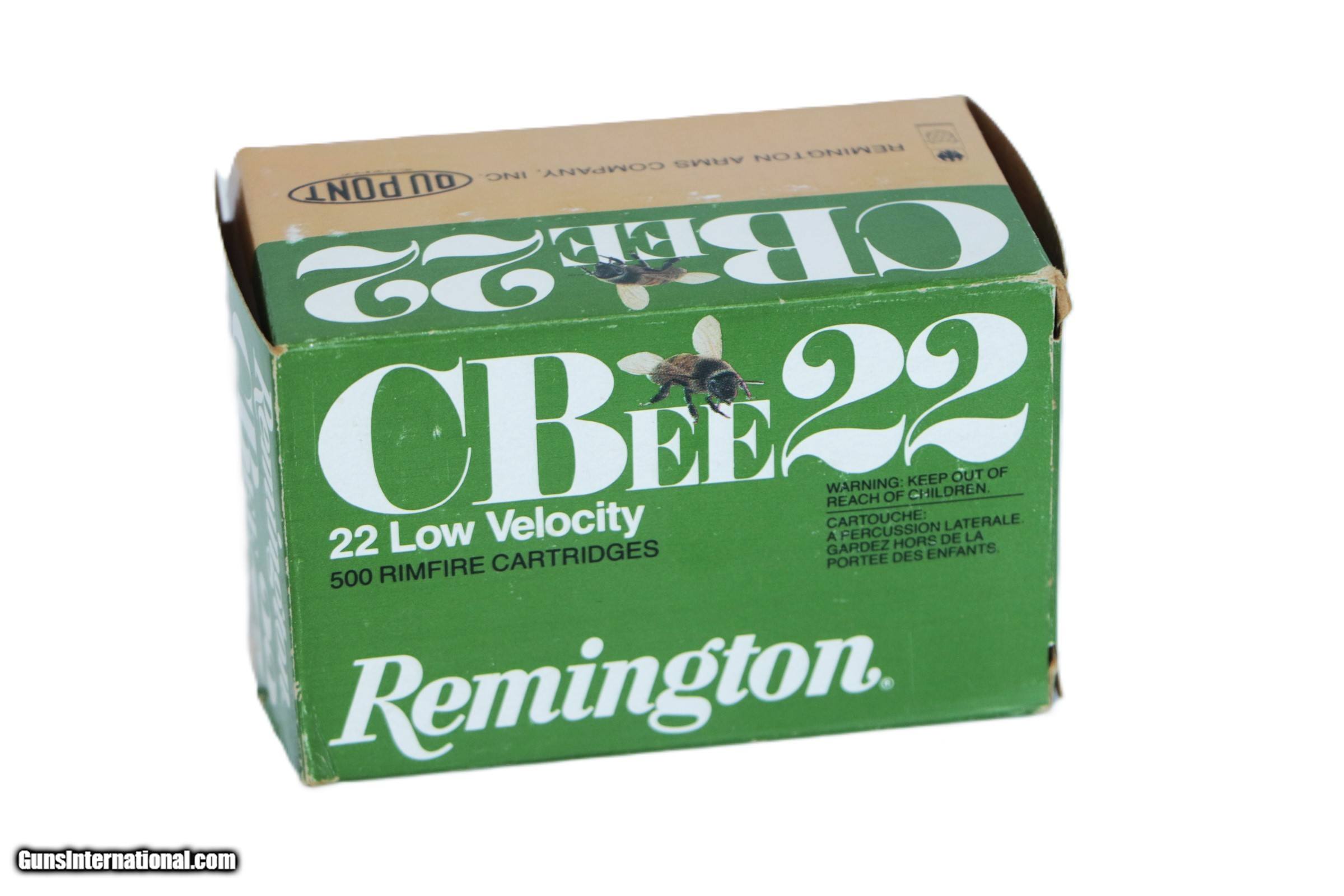 Remington CBee 22 Short Low Velocity Copper Plated - 500 Rounds