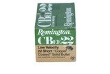 Remington CBee 22 Short Low Velocity Copper Plated - 500 Rounds - 2 of 3