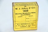 .333 Jeffery Cartridges 250 Gr. Solid Nose - 10 Rounds - 1 of 2
