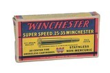 Winchester Super Speed 25-35 Win 117 Gr. Full Patch - 20 Rds - 1 of 5