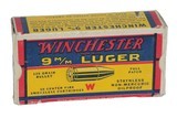 Winchester 9mm Luger 125 Gr Full Patch - 50 Rounds