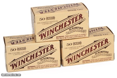 Winchester .22 WRF 1986 Lmtd Ed Commemorative Box - 50 Rds