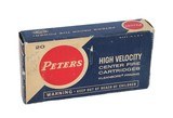Peters High Velocity 120 Grain PSP - 20 Rounds