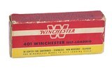 Winchester .401 Winchester SL 200 Gr. SP - 20 Rounds - 1 of 3