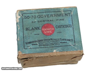 Rem-UMC 50-70 Gov't Blank Cartridges - 20 Rounds