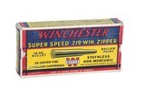 Winchester Super Speed .219 Zipper 56 Gr HP - 20 Rds