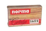 Norma 5.6x52R (.22 Savage High Power) 71 Grain SP Semi-Ptd