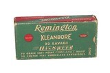 Remington Kleanbore .22 Savage 70 Grain SP - 20 Rounds - 1 of 3