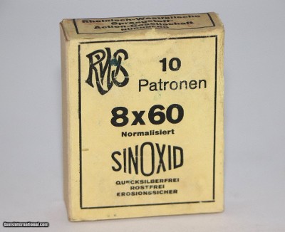 RWS 8x60 195 Gr SP - 10 Rounds