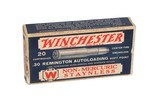 Winchester .30 Remington Auto 170 Gr. SP - 20 Rounds