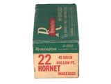 Remington .22 Hornet 45 Gr. HP - 50 Rds - 2 of 3