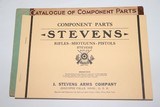 Stevens Lot of Component Parts and Price Lists - 4 of 7