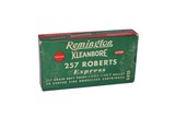 Remington Kleanbore .257 Roberts 117 Gr. SP - 20 Rounds - 1 of 3