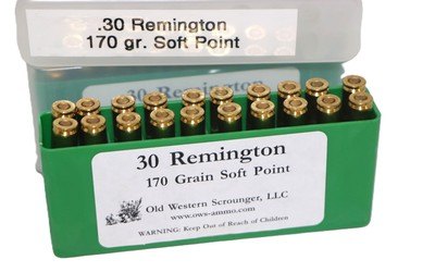 Old Western Scrounger .30 Remington 170 Gr. SP - 20 Rounds