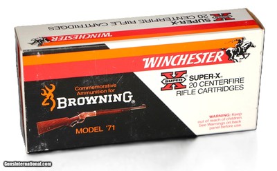 Winchester Super-X Model 71 348 Winchester 200 Gr. Silvertip - 20 Rounds
