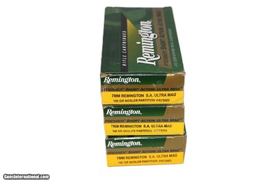 Remington 7MM Remington SAUM 160 Gr. Nosler Partitiion - 20 Rounds