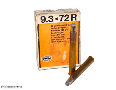 DWM 9.3x72R FNSP 193 Gr. - 10 Rounds