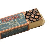 Federal Non Fouling Copper Ctd, .22 Long Smokeless - 50 Rds. - 4 of 4