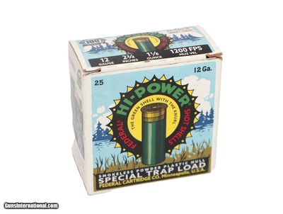 Federal Hi-Power 12 Ga. 100th Anniversary Box - 25 Rounds