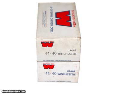 Winchester Western .44-40 Winchester Unprimed Brass - 100