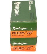 Remington .22 Rem Jet Unprimed Brass - 100 pcs NOS - 1 of 3