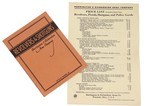 Harrington & Richardson Arms Co. Catalog No. 20 w/Price List - 1934.