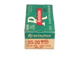 Remington Hi-Speed Kleanbore 25-20 Win 60 Gr. HP - 50 Rounds - 2 of 3