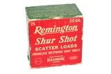 Remington Shur Shot Scatter Loads 20 Gauge 2-1/2