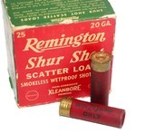 Remington Shur Shot Scatter Loads 20 Gauge 2-1/2