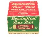 Remington Shur Shot Scatter Loads 20 Gauge 2-1/2