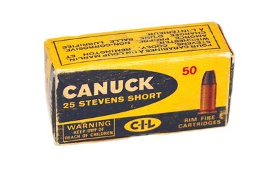 Canuck by CIL .25 Stevens S RF
50 Rounds