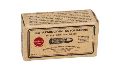 Remington UMC .22 Rem Auto RF Smokeless
50 Rounds