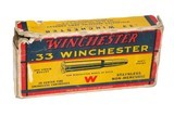 Winchester .33 WCF 200 Gr. SP - 13 Rounds (10 Correct) + 2 Brass