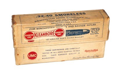 Remington UMC 32 40 Winchester Smokeless 165 Gr SP
Partial 19 Rds