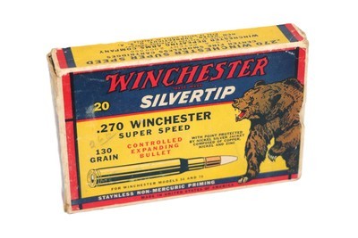Winchester Silvertip .270 Winchester SS 130 Gr.
20 Rounds