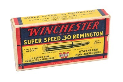 Winchester Super Speed .30 Remington 170 Gr. SP - 20 rounds