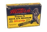 Western S-X 300 H&H Magnum 220 Gr. Controlled Exp - 20 Rds