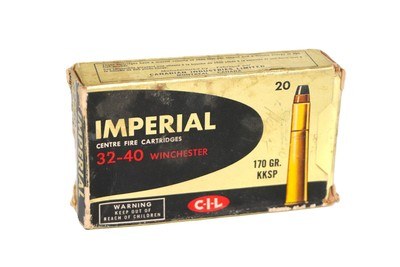 Imperial by CIL 32 40 Winchester 170 Gr. KKSP
19 Rds Partial