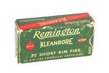 Remington Kleanbore.32 Short RF - 50 Rounds (48 Correct/2 Peters H/S)