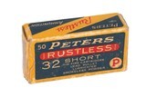 Peters Rustless .32 Short RF - 49 Rounds